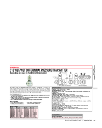 Thumbnail of document Data Sheet - 655A 316 Wet/Wet Differential Pressure Transmitter